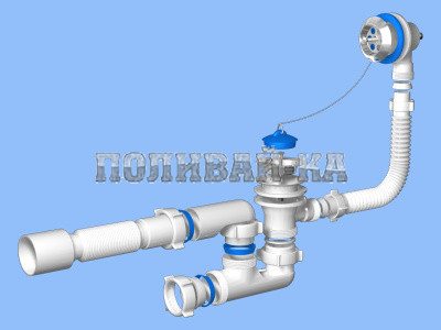 Обвязка для ванны с гофрой 40 х 50 E255 Ани