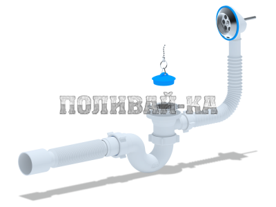Обвязка для ванны с гофрой 40 х 50 E155-DL
