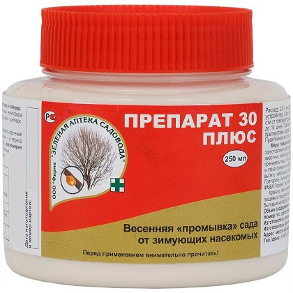 Средство от насекомых Препарат 30 Плюс Весенняя обработка 250мл на 5л воды 1/22